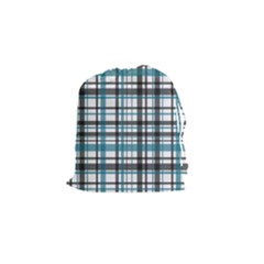 Plaid Pattern Drawstring Pouches (small) 