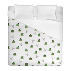 Cactus Pattern Duvet Cover (full/ Double Size) by Valentinaart