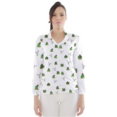 Cactus Pattern Wind Breaker (women) by Valentinaart