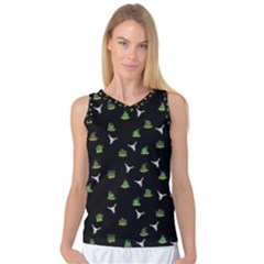 Cactus Pattern Women s Basketball Tank Top