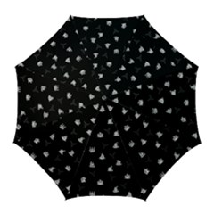 Cactus Pattern Golf Umbrellas by Valentinaart