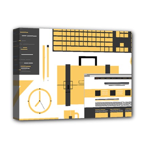 Web Design Mockup Web Developer Deluxe Canvas 16  X 12  