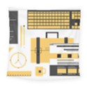 Web Design Mockup Web Developer Square Tapestry (Large) View1