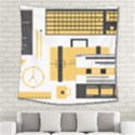 Web Design Mockup Web Developer Square Tapestry (Large) View2