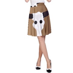 Logo The Cow Animals A-line Skirt by Nexatart