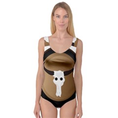 Logo The Cow Animals Princess Tank Leotard  by Nexatart