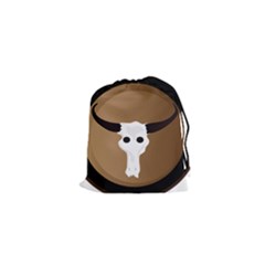 Logo The Cow Animals Drawstring Pouches (xs)  by Nexatart