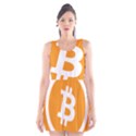 Bitcoin Cryptocurrency Currency Scoop Neck Skater Dress View1