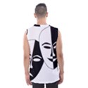 Theatermasken Masks Theater Happy Men s Basketball Tank Top View2