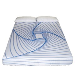 Spirograph Pattern Drawing Design Fitted Sheet (queen Size) by Nexatart