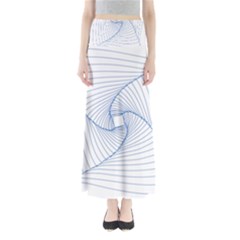 Spirograph Pattern Drawing Design Maxi Skirts by Nexatart