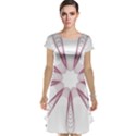 Spirograph Pattern Circle Design Cap Sleeve Nightdress View1