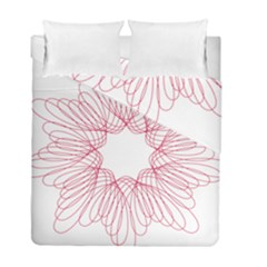 Spirograph Pattern Drawing Design Duvet Cover Double Side (full/ Double Size) by Nexatart