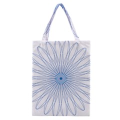 Spirograph Pattern Circle Design Classic Tote Bag by Nexatart