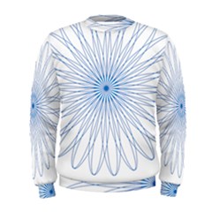 Spirograph Pattern Circle Design Men s Sweatshirt by Nexatart