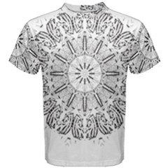 Art Coloring Flower Page Book Men s Cotton Tee by Nexatart