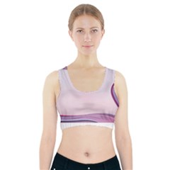 Background Image Greeting Card Heart Sports Bra With Pocket