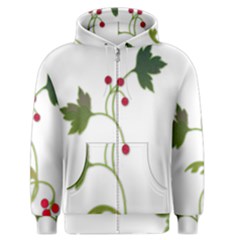 Element Tag Green Nature Men s Zipper Hoodie by Nexatart