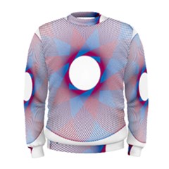 Spirograph Pattern Drawing Design Men s Sweatshirt by Nexatart