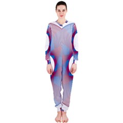 Spirograph Pattern Drawing Design Onepiece Jumpsuit (ladies)  by Nexatart