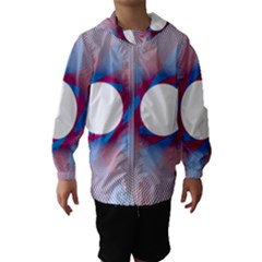 Spirograph Pattern Drawing Design Hooded Wind Breaker (kids) by Nexatart