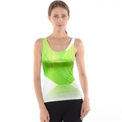 Leaves Green Nature Reflection Tank Top by Nexatart