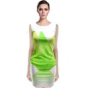 Leaves Green Nature Reflection Classic Sleeveless Midi Dress View1