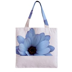 Daisy Flower Floral Plant Summer Zipper Grocery Tote Bag by Nexatart