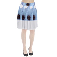 Daisy Flower Floral Plant Summer Pleated Skirt by Nexatart