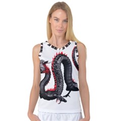 Dragon Black Red China Asian 3d Women s Basketball Tank Top by Nexatart