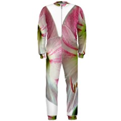 Flower Blossom Bloom Amaryllis Onepiece Jumpsuit (men)  by Nexatart