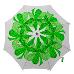 St Patricks Day Shamrock Green Hook Handle Umbrellas (medium) by Nexatart