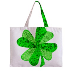 St Patricks Day Shamrock Green Zipper Mini Tote Bag by Nexatart