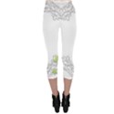 Scrapbook Element Lace Embroidery Capri Leggings  View2