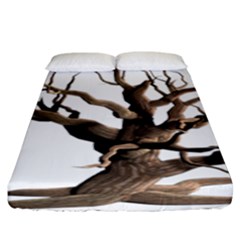 Tree Isolated Dead Plant Weathered Fitted Sheet (king Size) by Nexatart