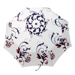 Scroll Border Swirls Abstract Folding Umbrellas by Nexatart