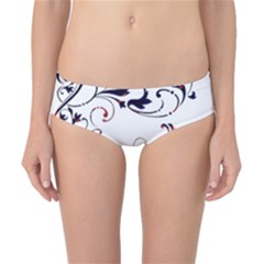 Scroll Border Swirls Abstract Classic Bikini Bottoms by Nexatart