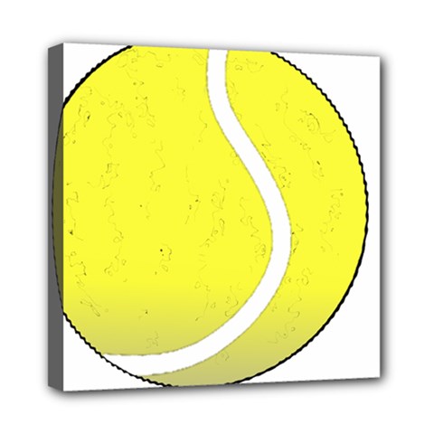 Tennis Ball Ball Sport Fitness Mini Canvas 8  X 8  by Nexatart