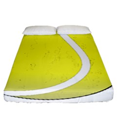 Tennis Ball Ball Sport Fitness Fitted Sheet (queen Size) by Nexatart