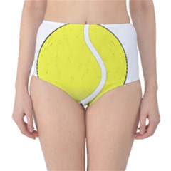 Tennis Ball Ball Sport Fitness High-waist Bikini Bottoms by Nexatart