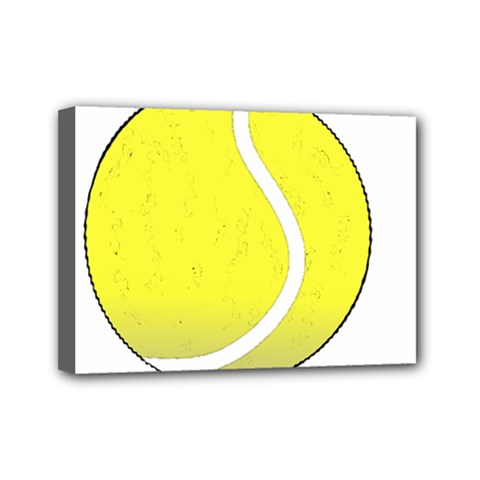 Tennis Ball Ball Sport Fitness Mini Canvas 7  X 5  by Nexatart