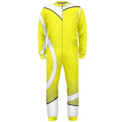 Tennis Ball Ball Sport Fitness Onepiece Jumpsuit (men)  by Nexatart