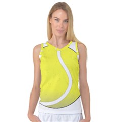 Tennis Ball Ball Sport Fitness Women s Basketball Tank Top by Nexatart