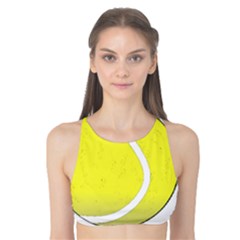 Tennis Ball Ball Sport Fitness Tank Bikini Top by Nexatart