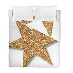 Star Glitter Duvet Cover Double Side (full/ Double Size) by Nexatart