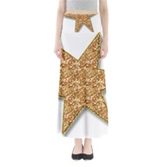 Star Glitter Maxi Skirts by Nexatart