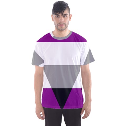 Aegosexual Autochorissexual Flag Men s Sport Mesh Tee by Mariart