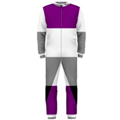 Aegosexual Autochorissexual Flag Onepiece Jumpsuit (men)  by Mariart