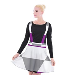 Aegosexual Autochorissexual Flag Suspender Skater Skirt by Mariart