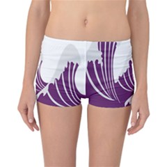 Waves Purple Wave Water Chevron Sea Beach Reversible Bikini Bottoms by Mariart